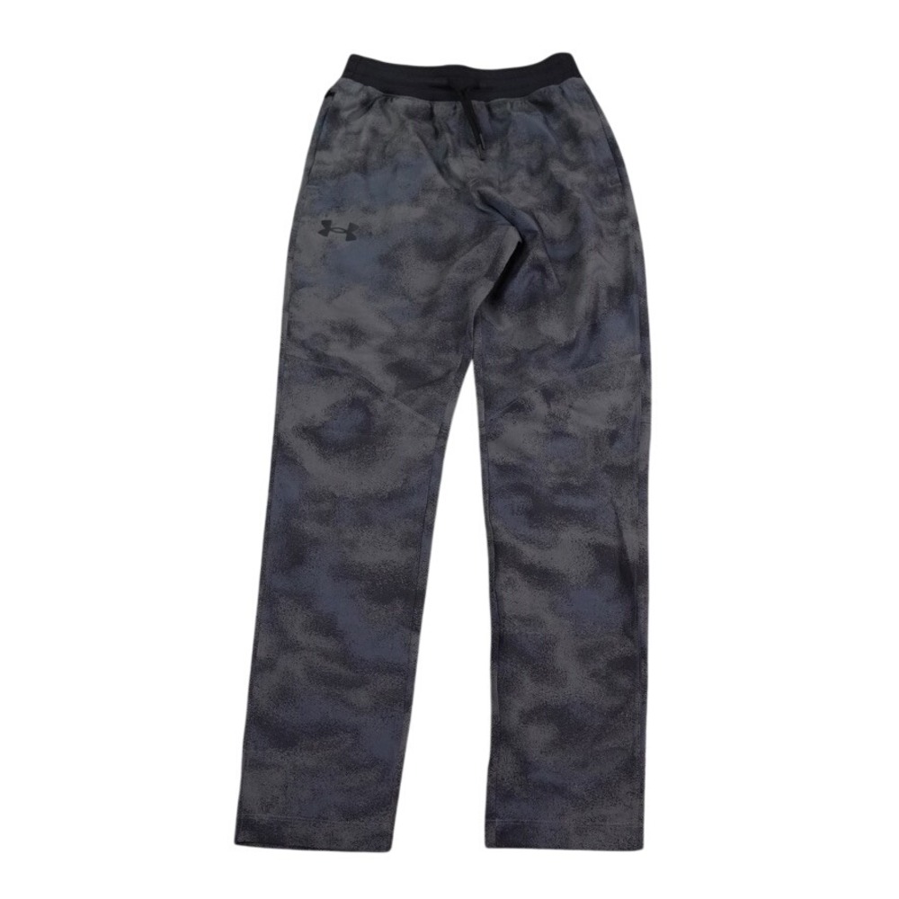 Under Armour Elite Tapered Print Pants Mens Small Grey Camo Athletic Joggers
